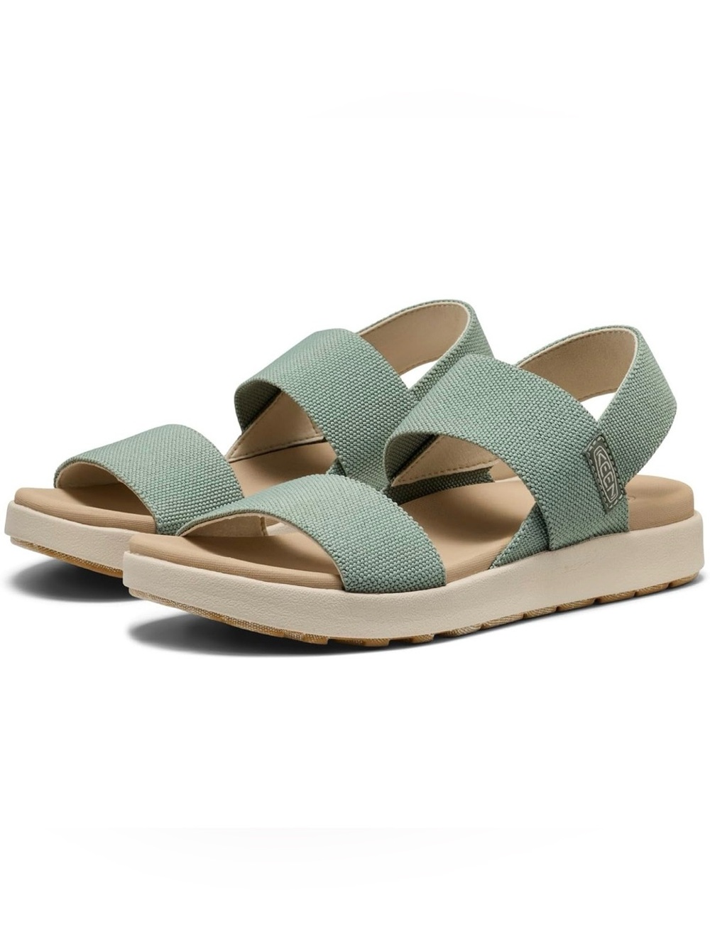 🌼 KEEN Elle Backstrap Women's Light Sage Green Dual-Strap Casual Sandals